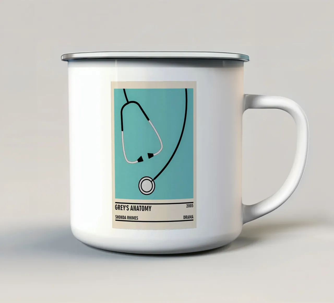 Grey's Anatomy tazza in smalto da TheArtstudio