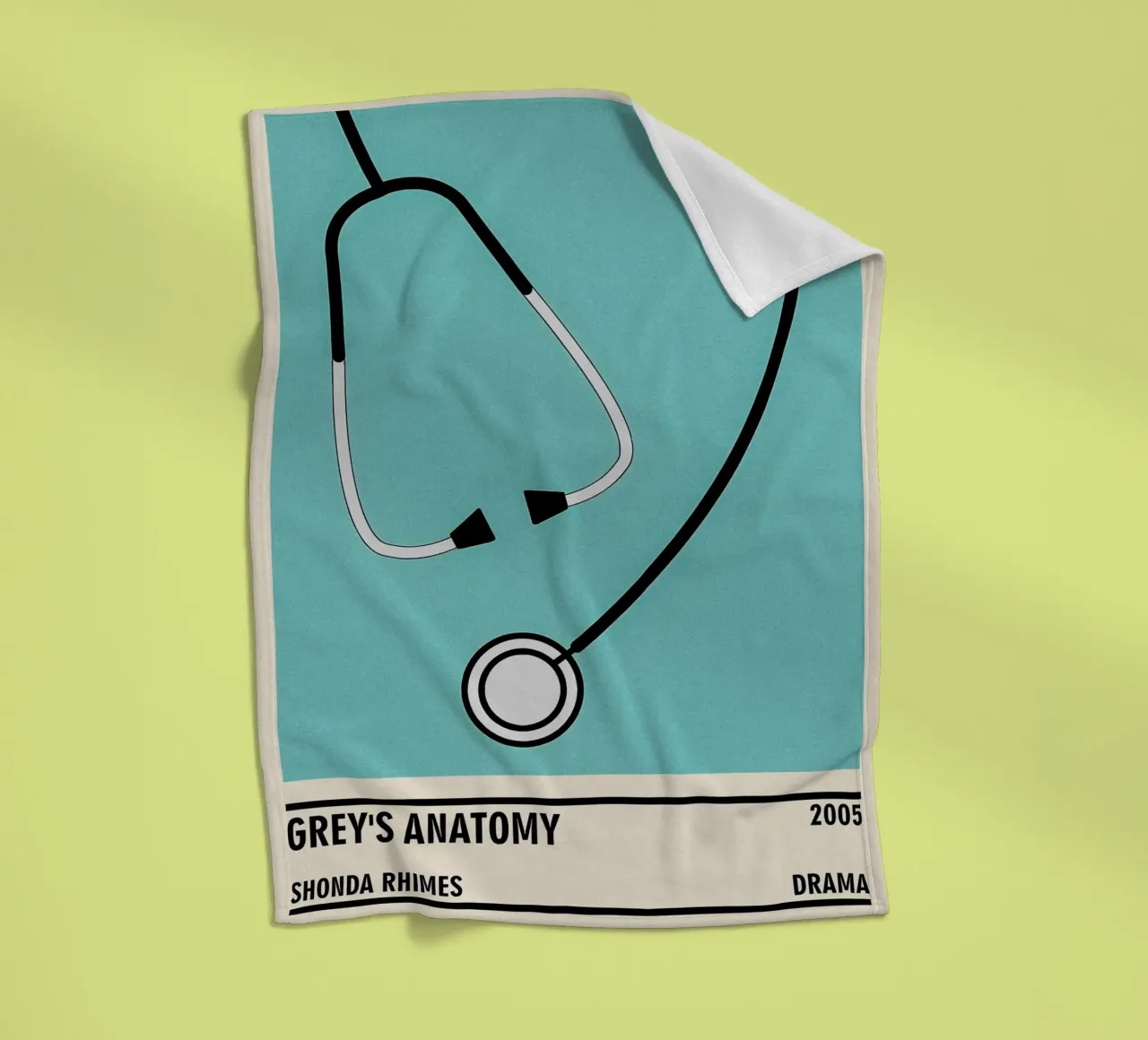 Grey's Anatomy plaid polaire de TheArtstudio