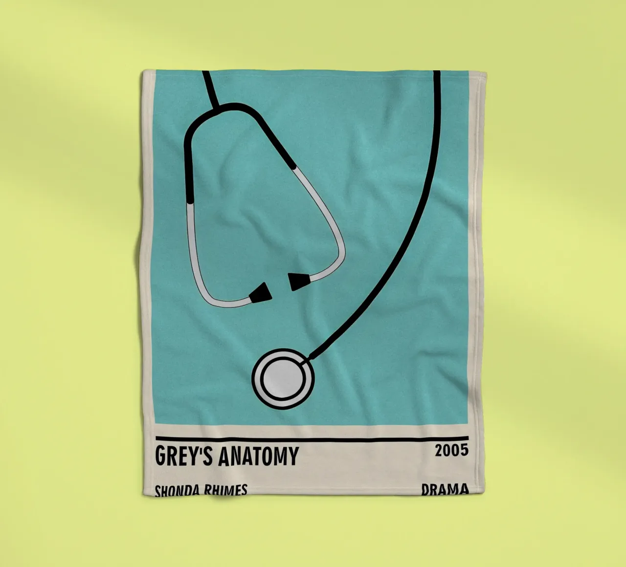 Grey's Anatomy plaid polaire de TheArtstudio