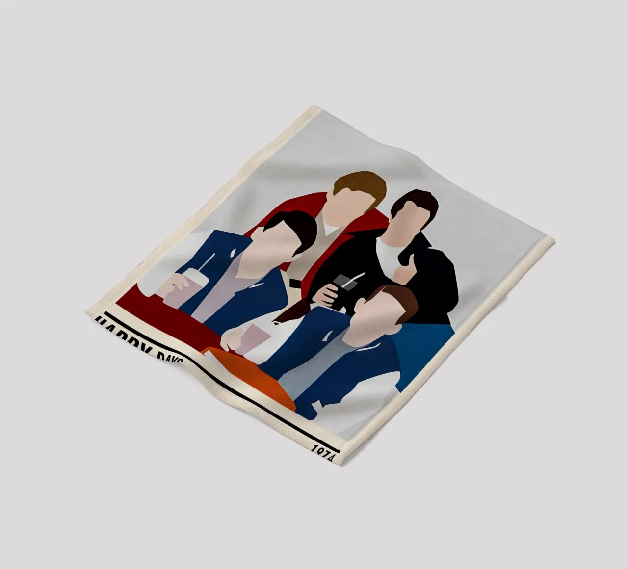 Happy Days coperta in pile da TheArtstudio
