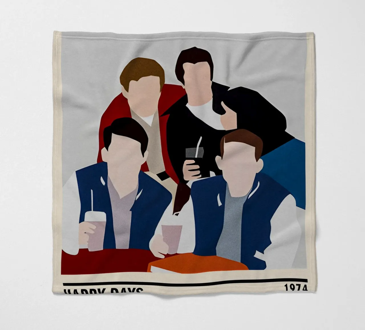 Happy Days coperta in pile da TheArtstudio