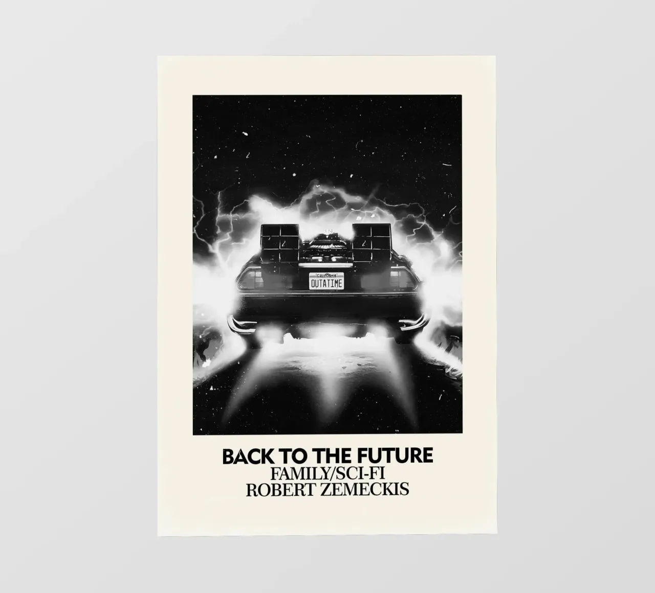 Back To The Future telo in pvc da FreeArtStudio