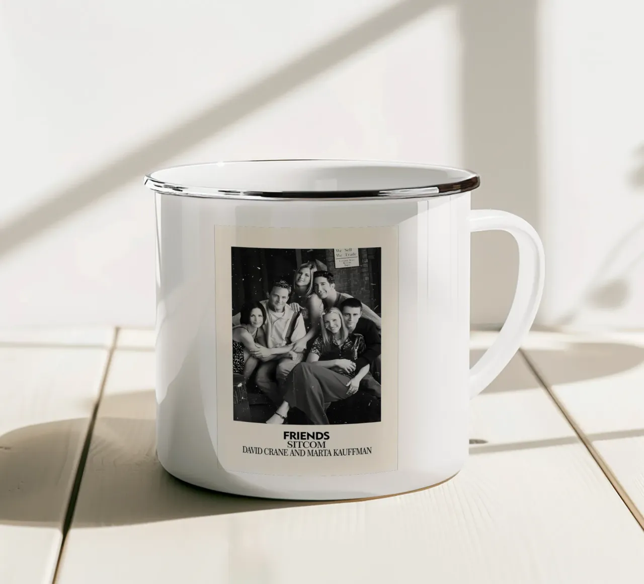 Friends tazza in smalto da FreeArtStudio