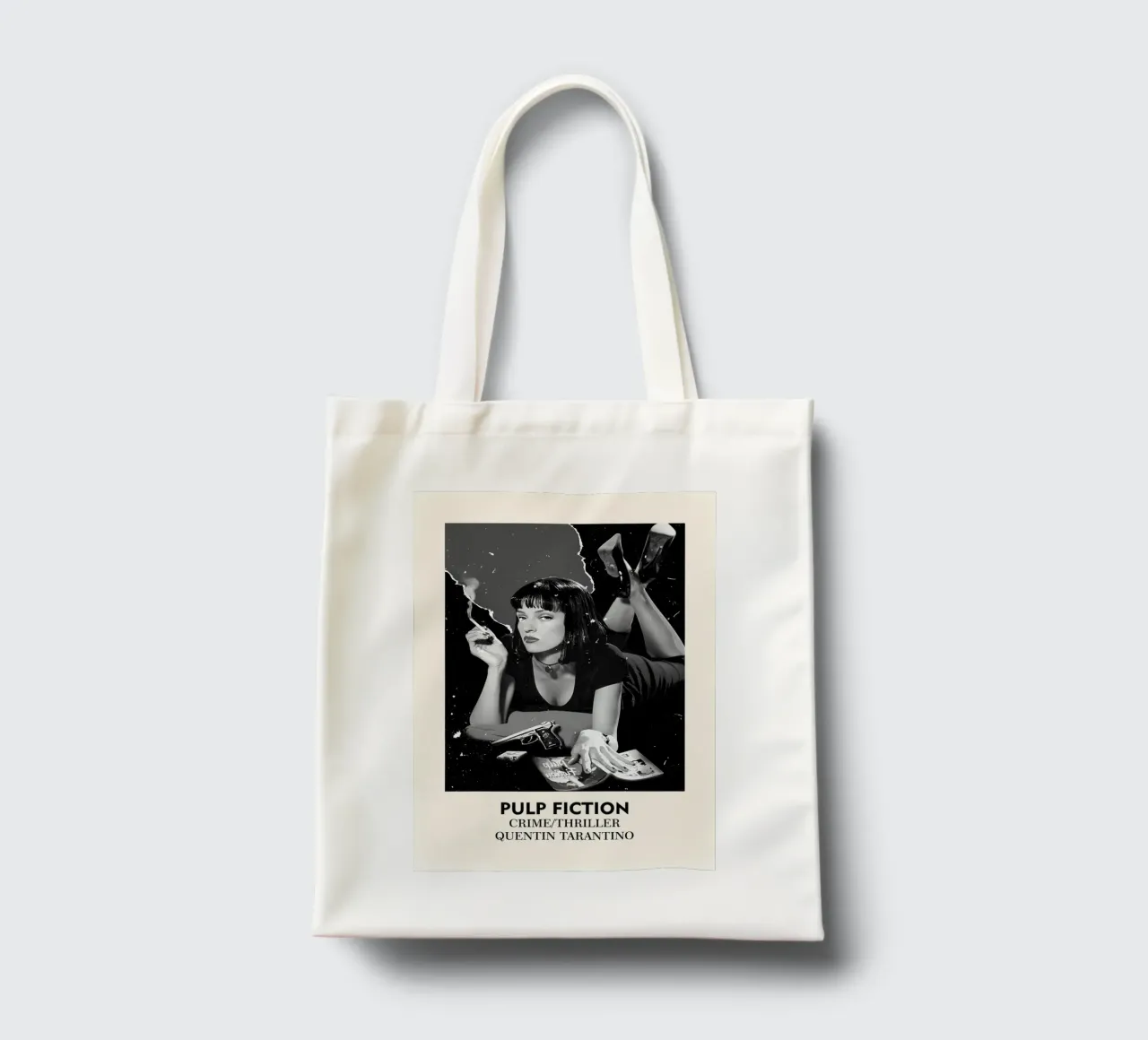 Pulp Fiction tote bag by FreeArtStudio
