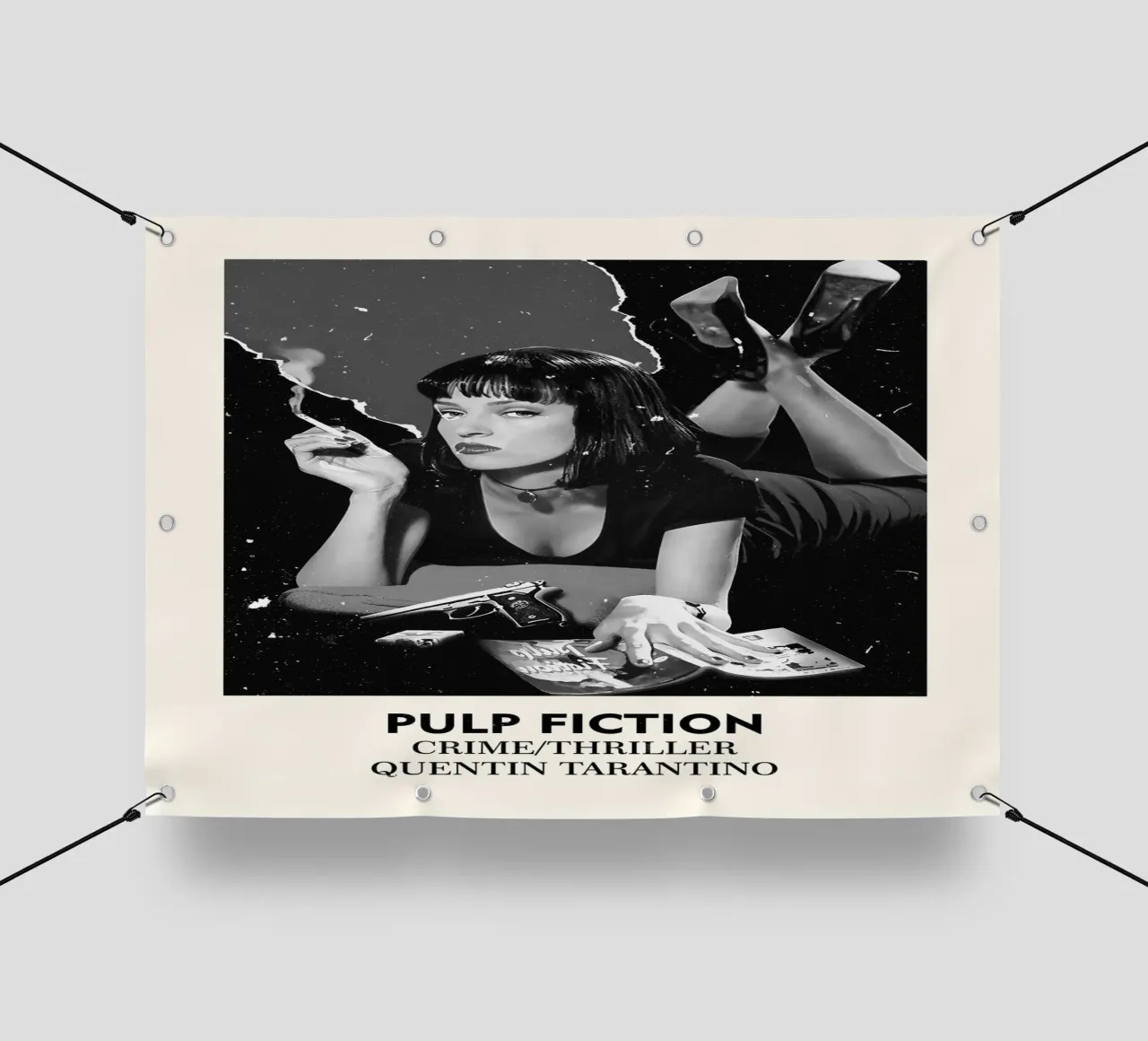 Pulp Fiction telo in pvc da FreeArtStudio