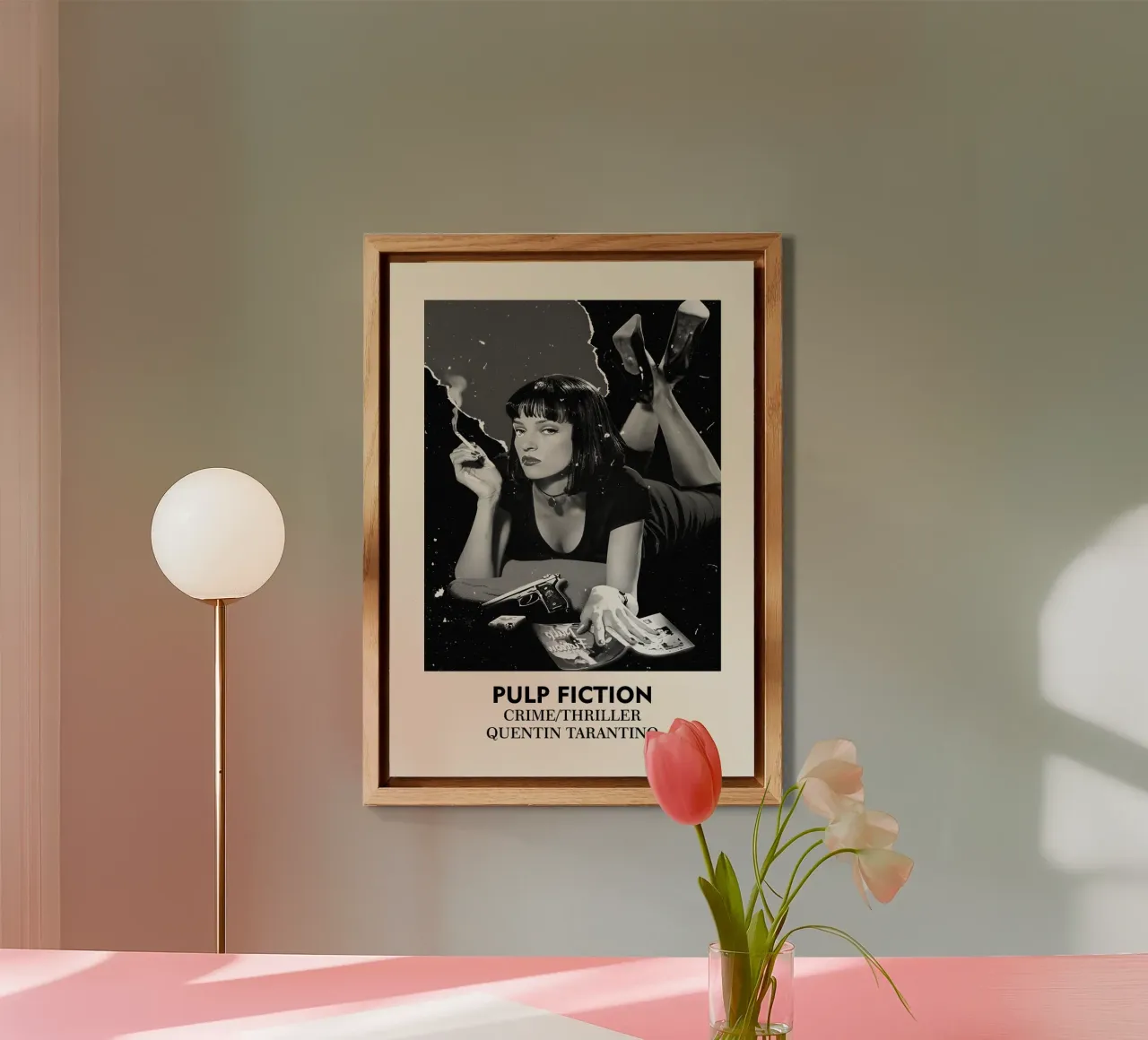 Pulp Fiction alu-dibond by FreeArtStudio