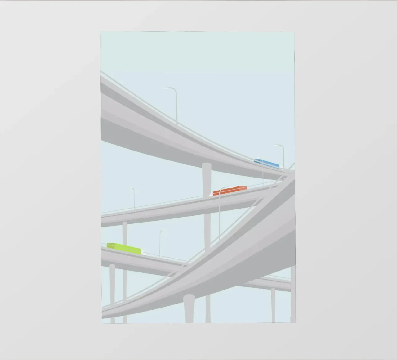 Motorvejskryds telo in pvc da Swen Swensøn