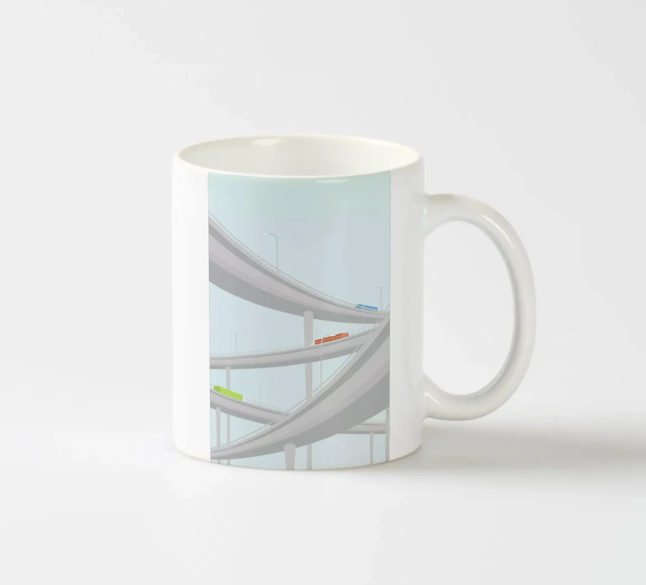 Motorvejskryds tazza in ceramica da Swen Swensøn