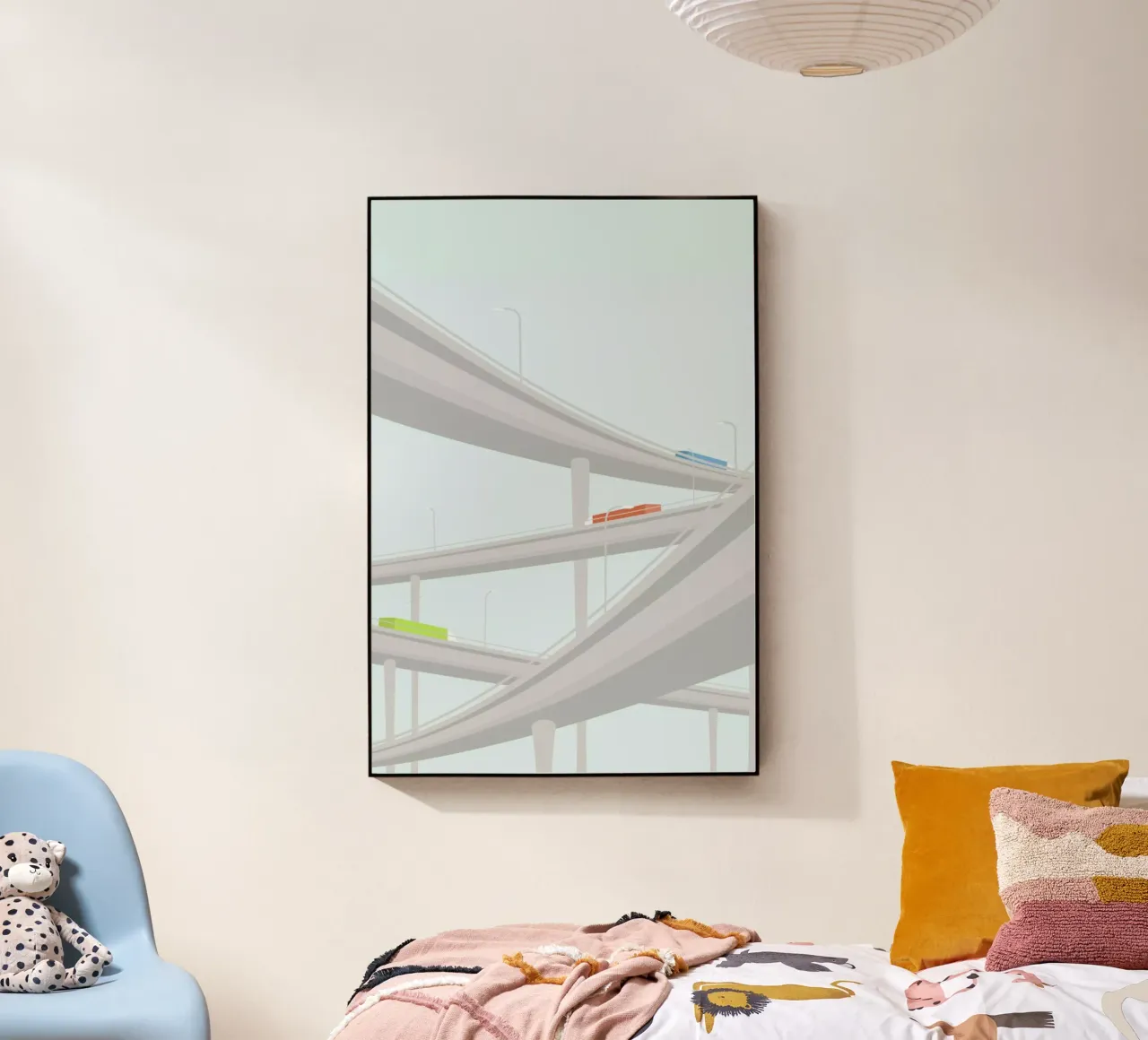 Motorvejskryds plexiglass da Swen Swensøn