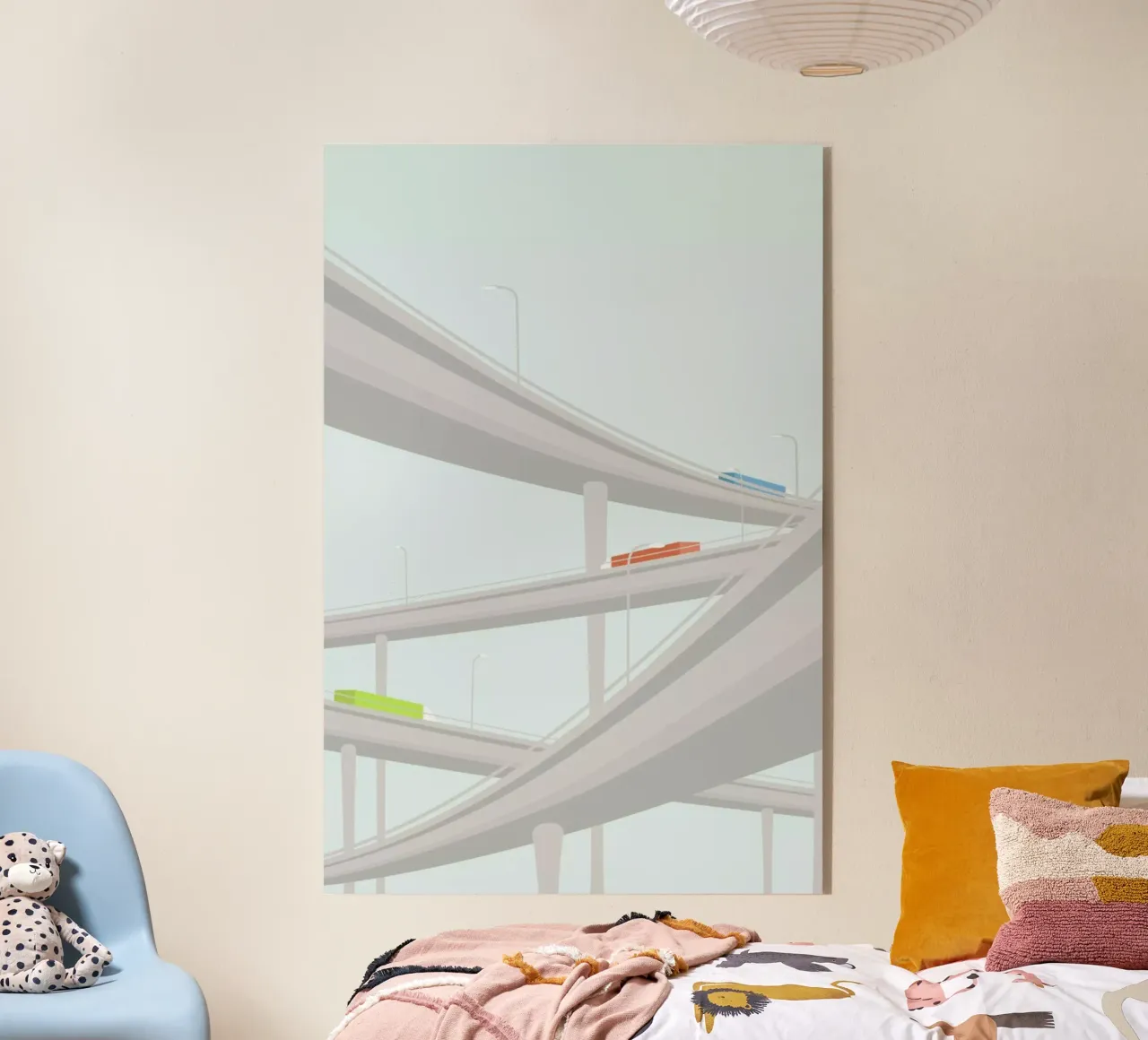 Motorvejskryds plexiglass da Swen Swensøn