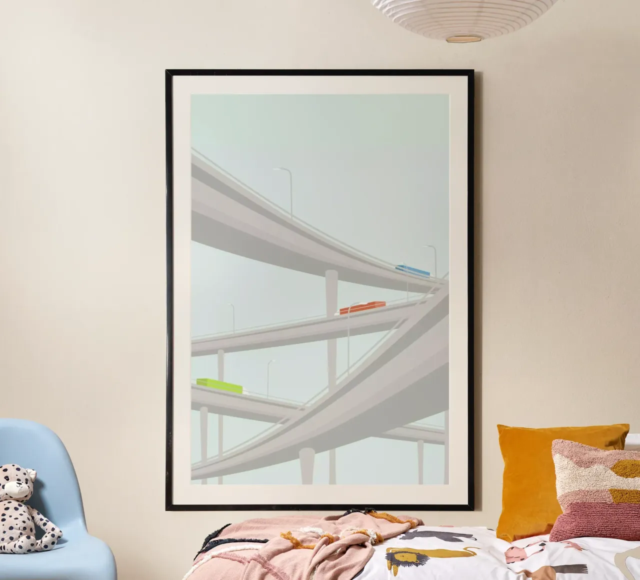Motorvejskryds poster da Swen Swensøn