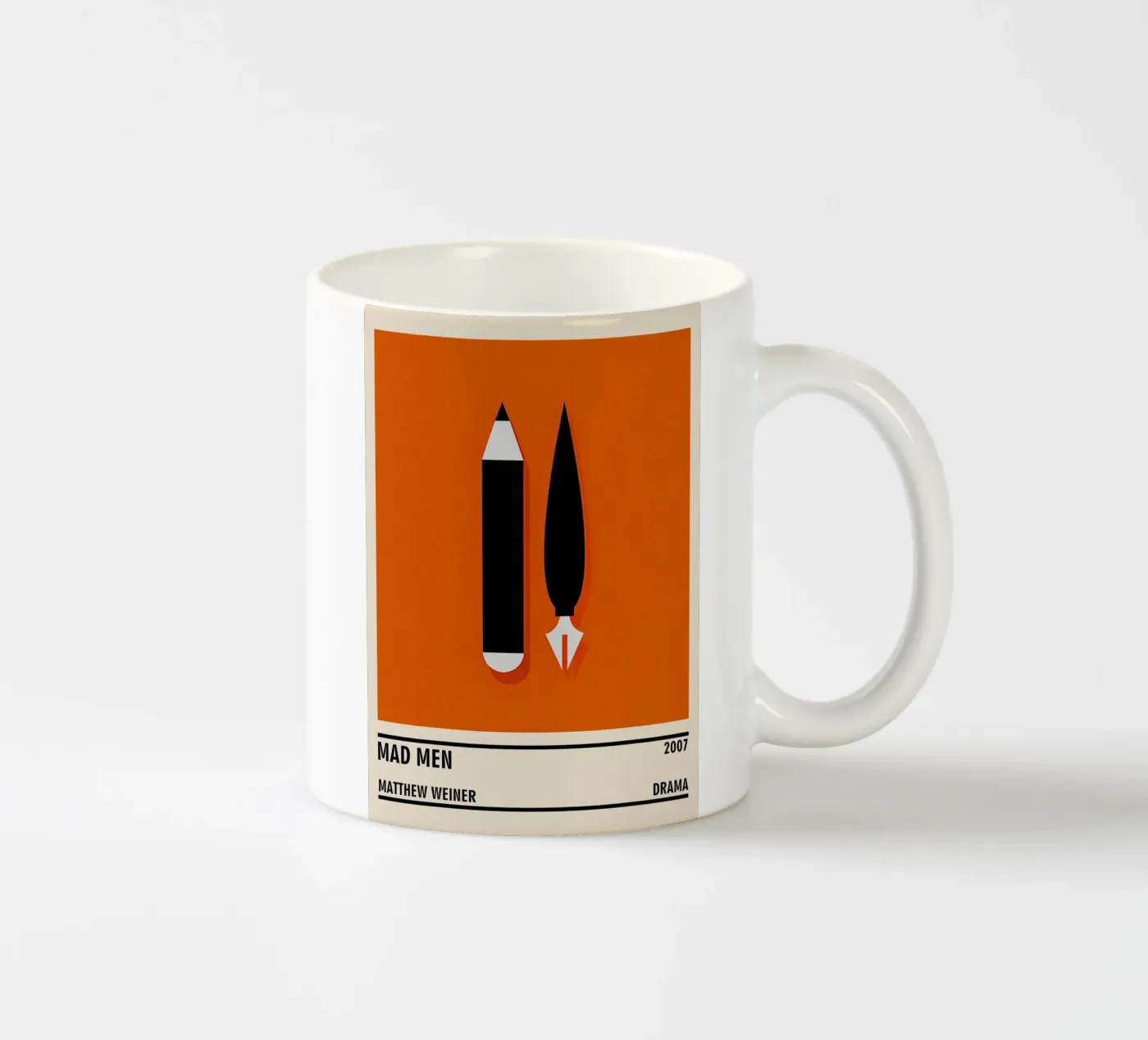 Mad Men ceramic mug by TheArtstudio
