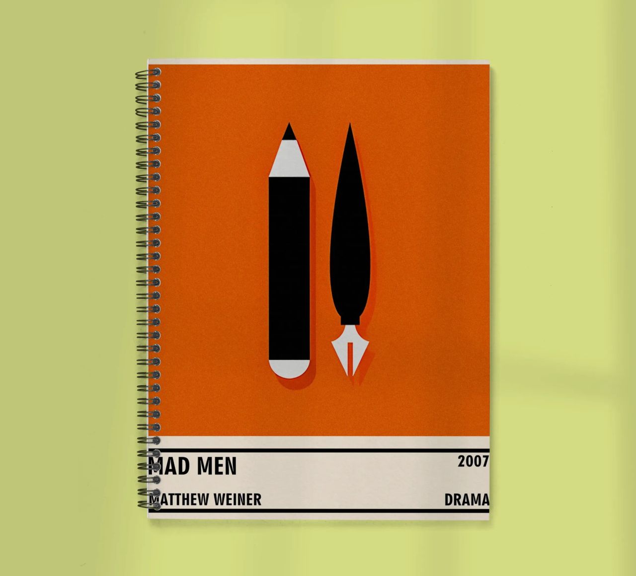 Mad Men spiral notebook by TheArtstudio
