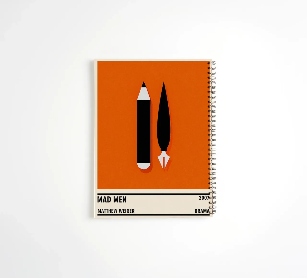 Mad Men diario ad anelli da TheArtstudio