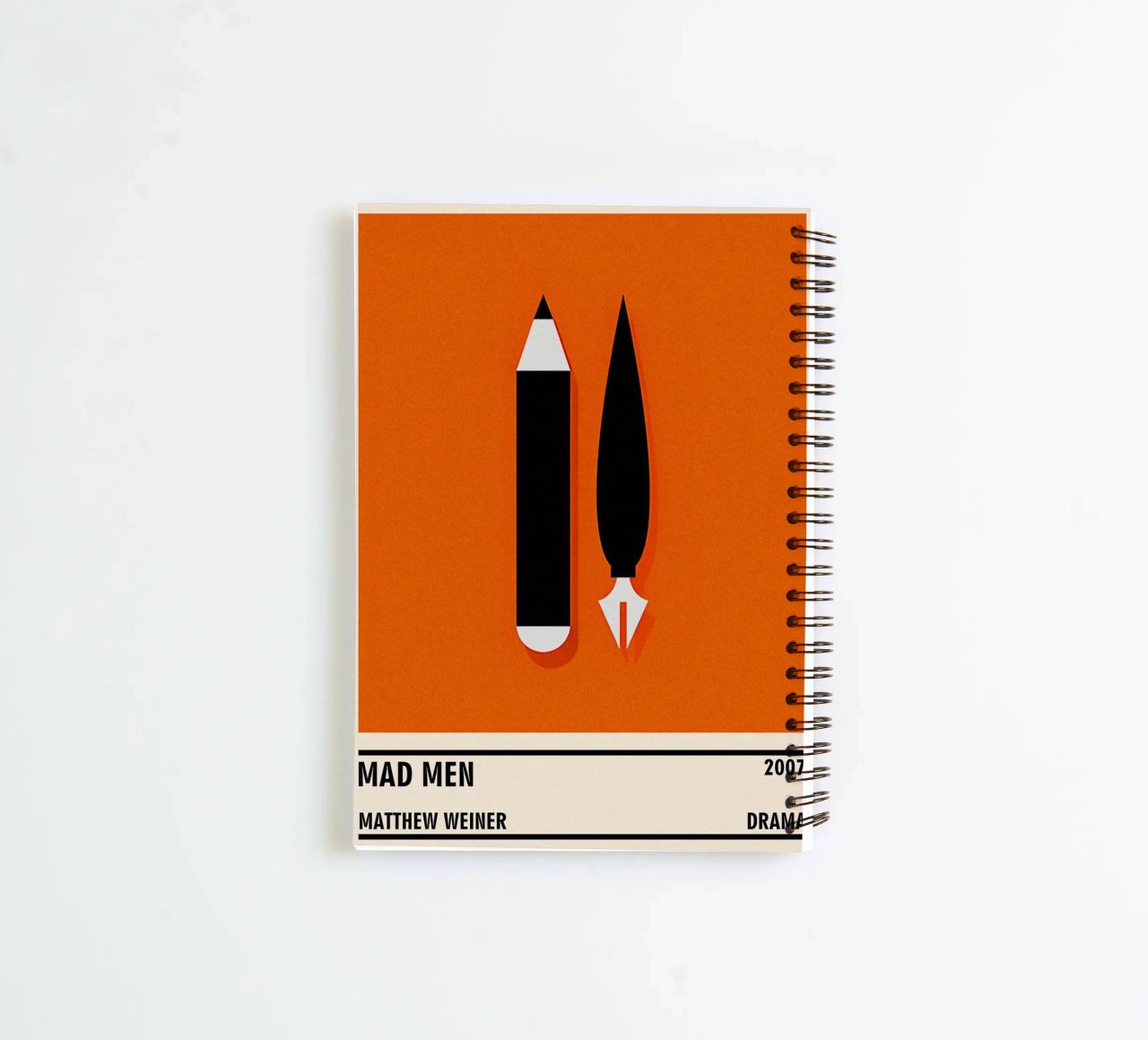 Mad Men spiral notebook by TheArtstudio