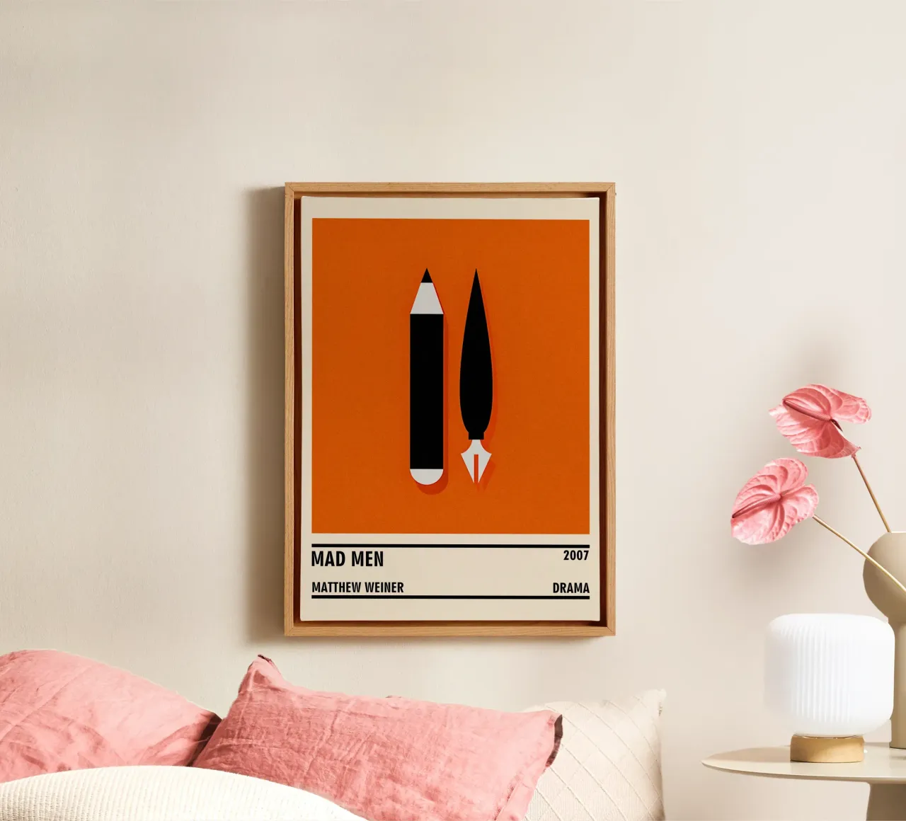 Mad Men tela con Cornice a cassetta da TheArtstudio