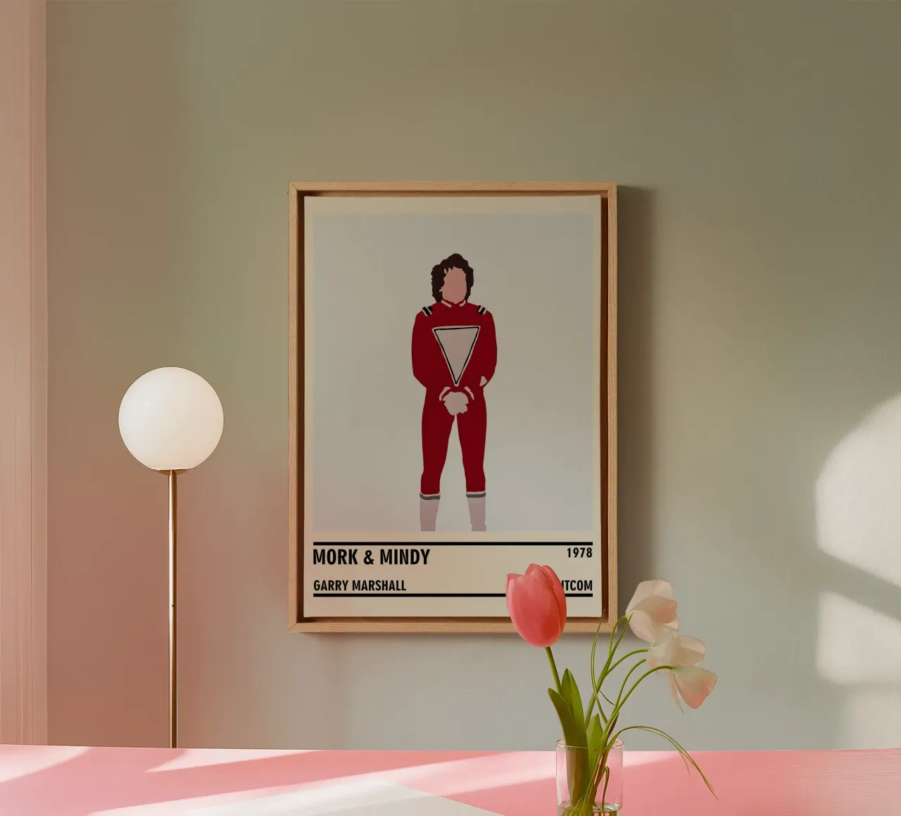 Mork & Mindy tela con Cornice a cassetta da TheArtstudio