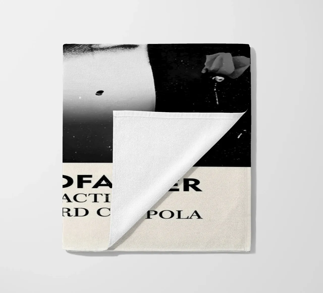 The Godfather beach towel by FreeArtStudio