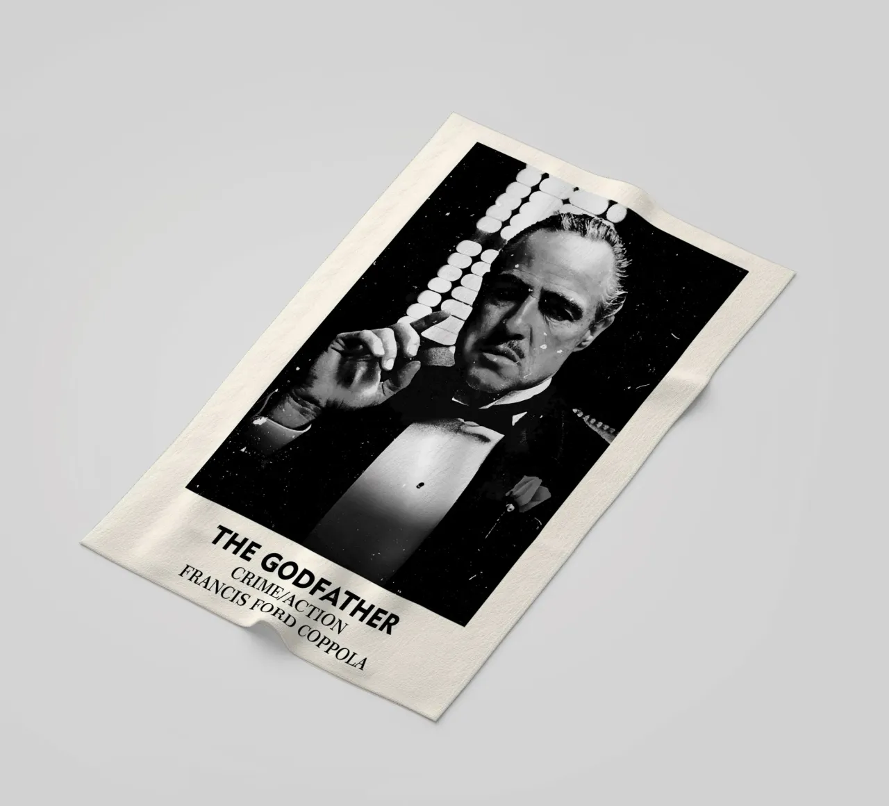 The Godfather beach towel by FreeArtStudio
