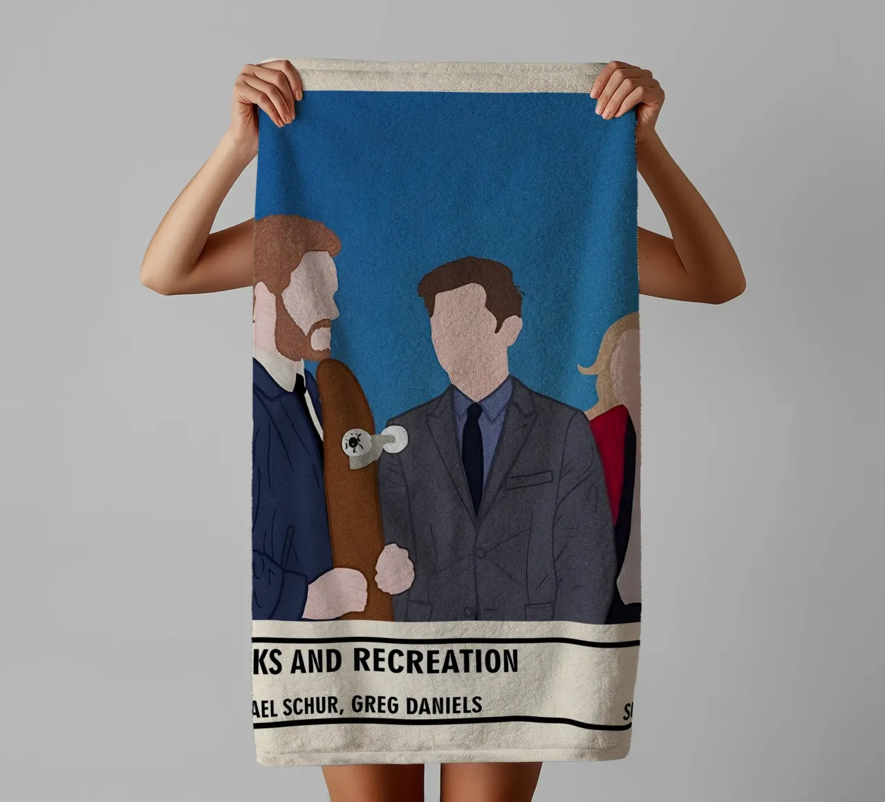 Parks and Recreation asciugamano da bagno da TheArtstudio