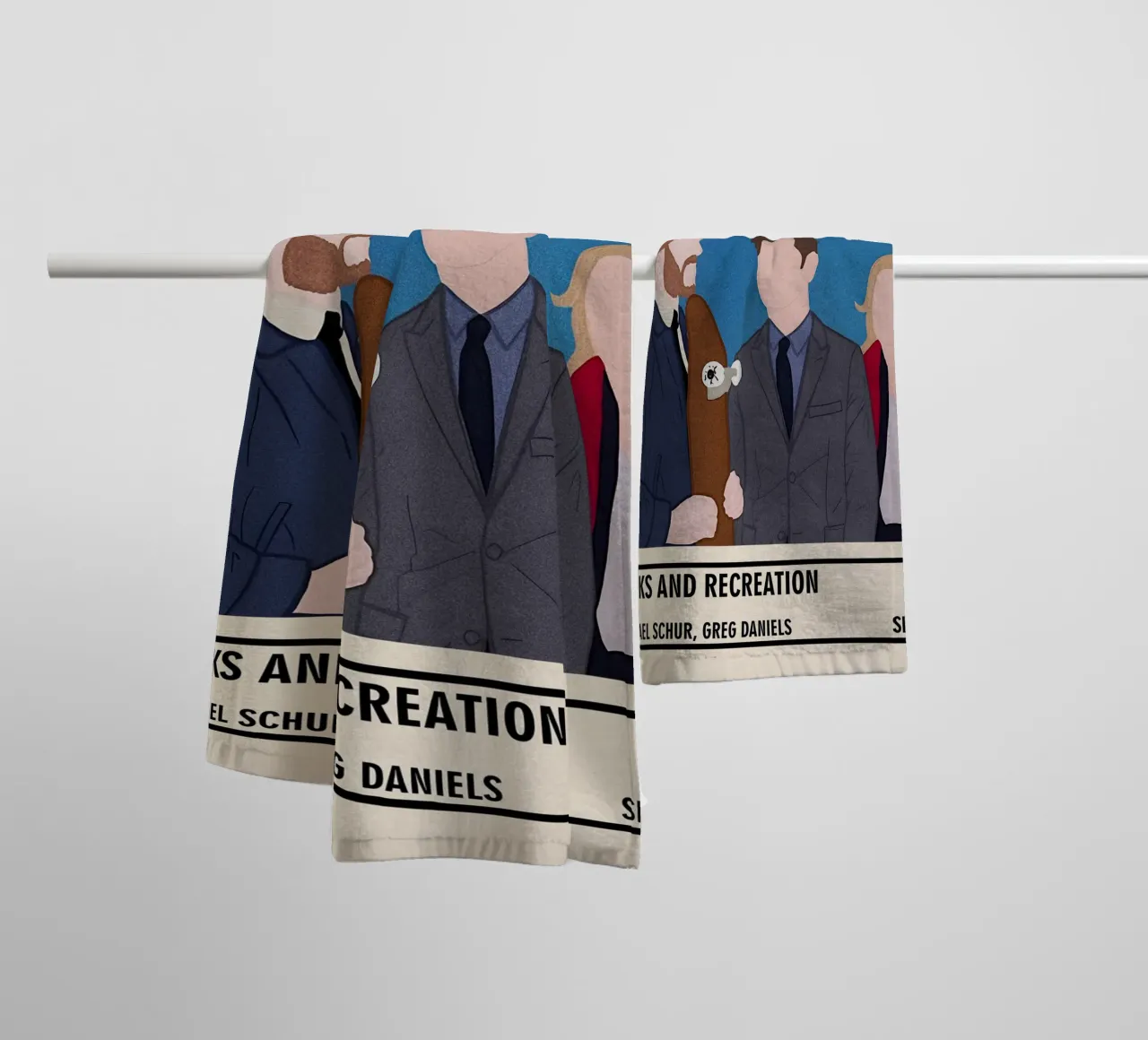 Parks and Recreation asciugamano da bagno da TheArtstudio
