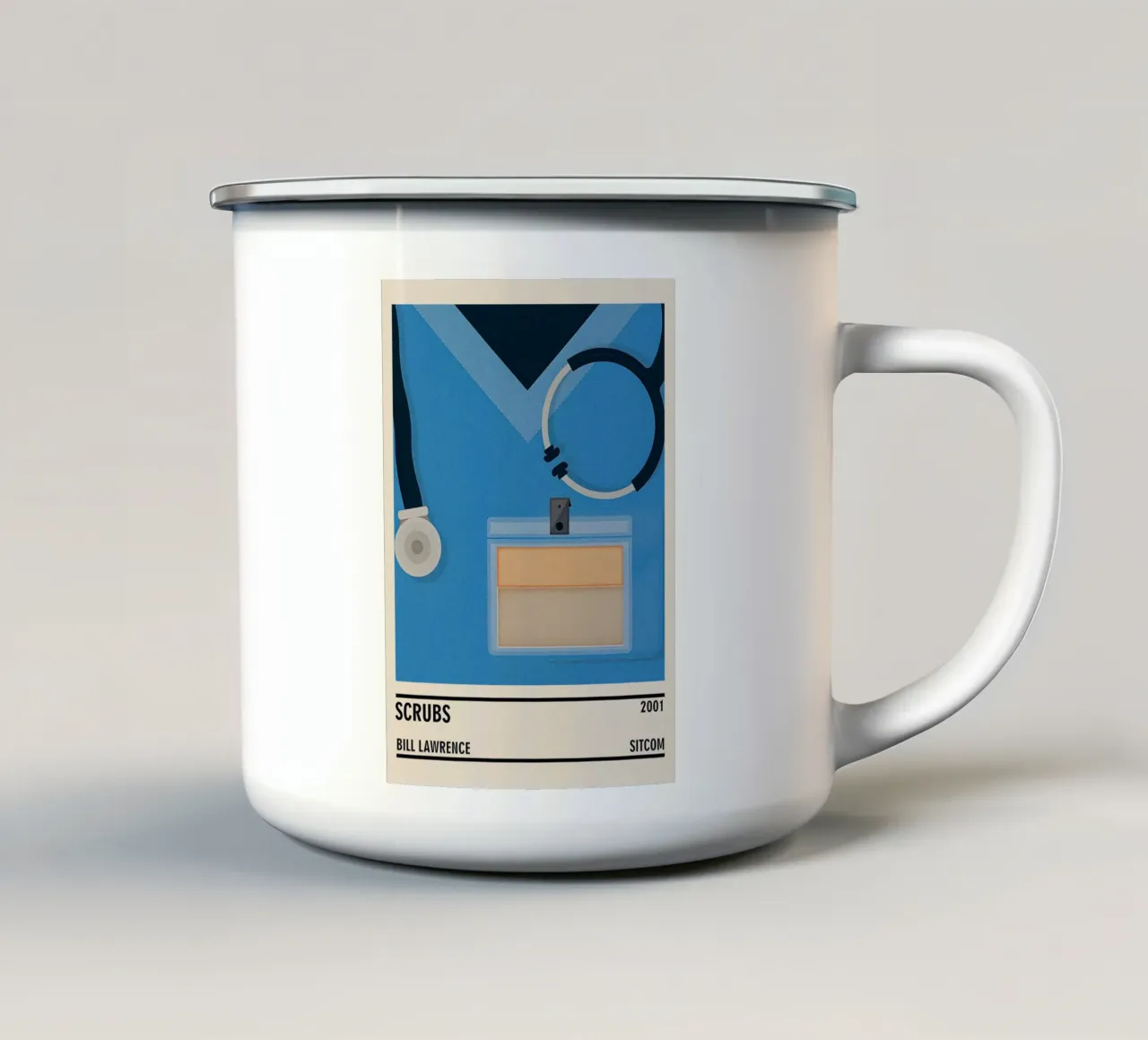 Scrubs tazza in smalto da TheArtstudio