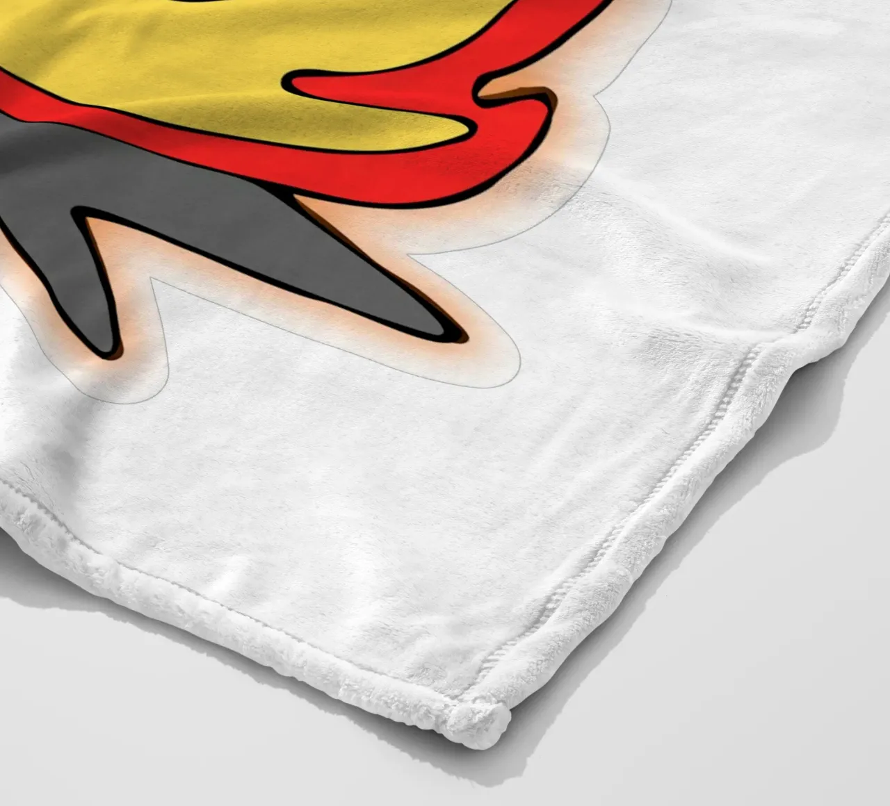 Cartone animato divertente Fuoco abbracciami coperta in pile da sillyindustries