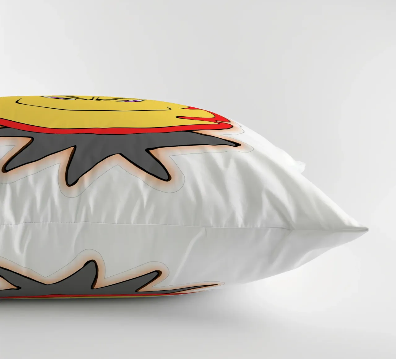 Cartone animato divertente Fuoco abbracciami cuscino da sillyindustries