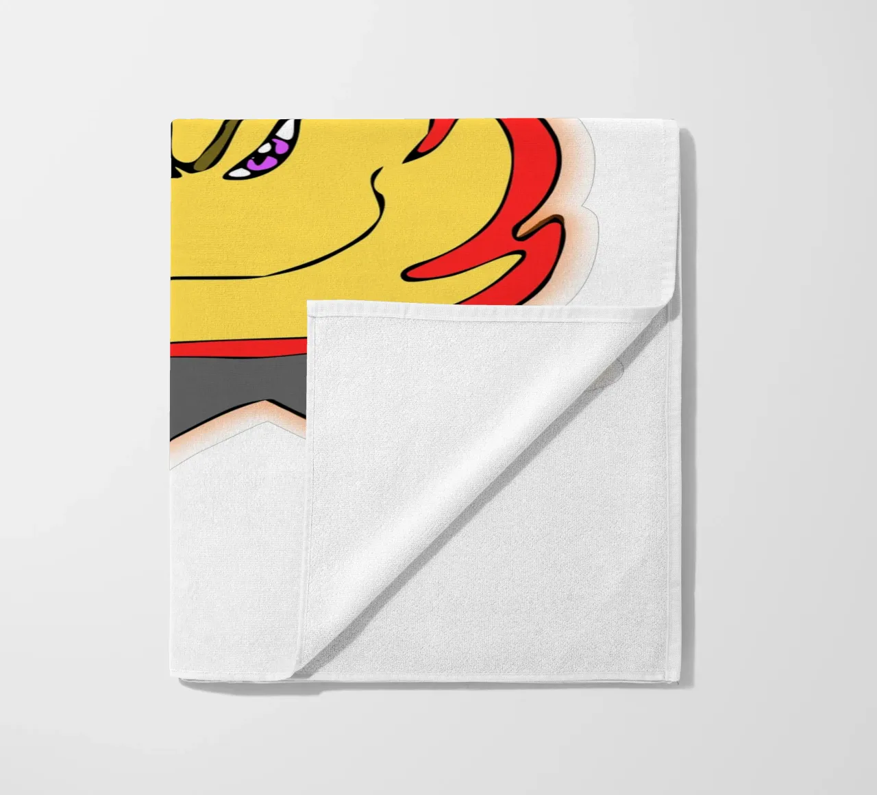 Cartone animato divertente Fuoco abbracciami telo mare da sillyindustries