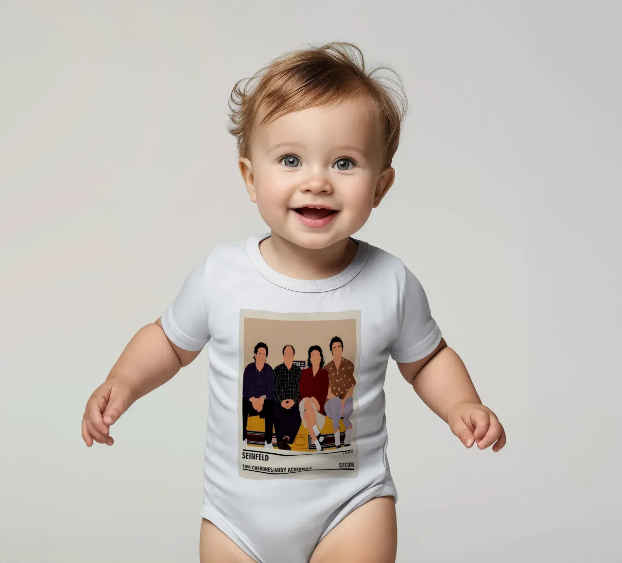 Seinfeld body neonato maniche corte da TheArtstudio