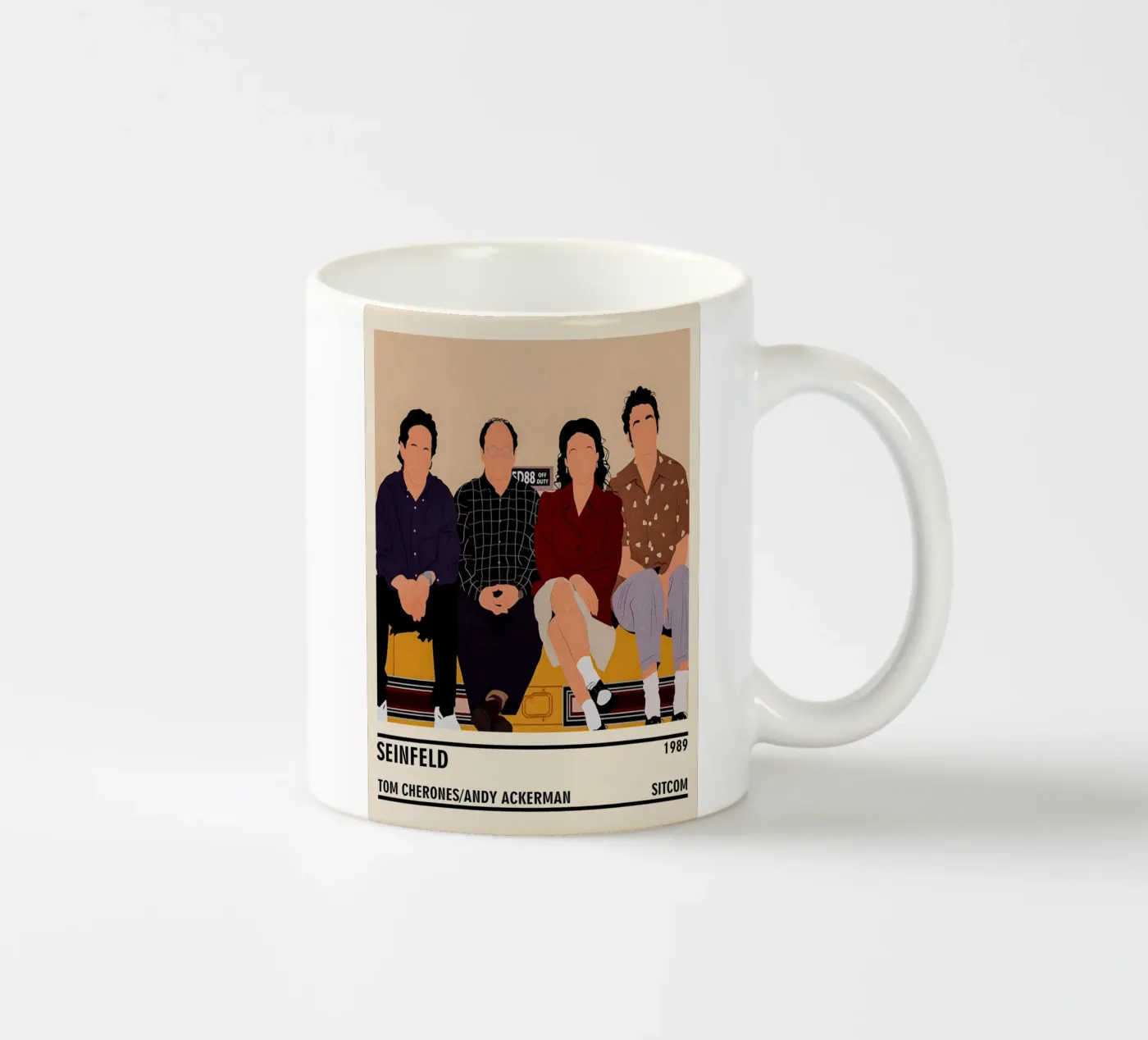 Seinfeld ceramic mug by TheArtstudio