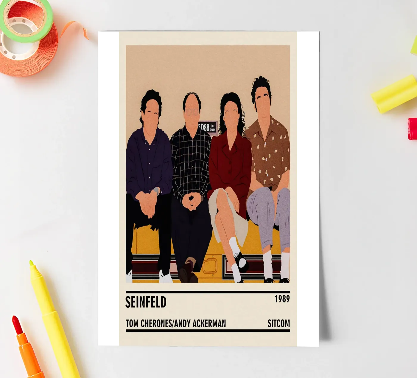 Seinfeld sticker sheet by TheArtstudio