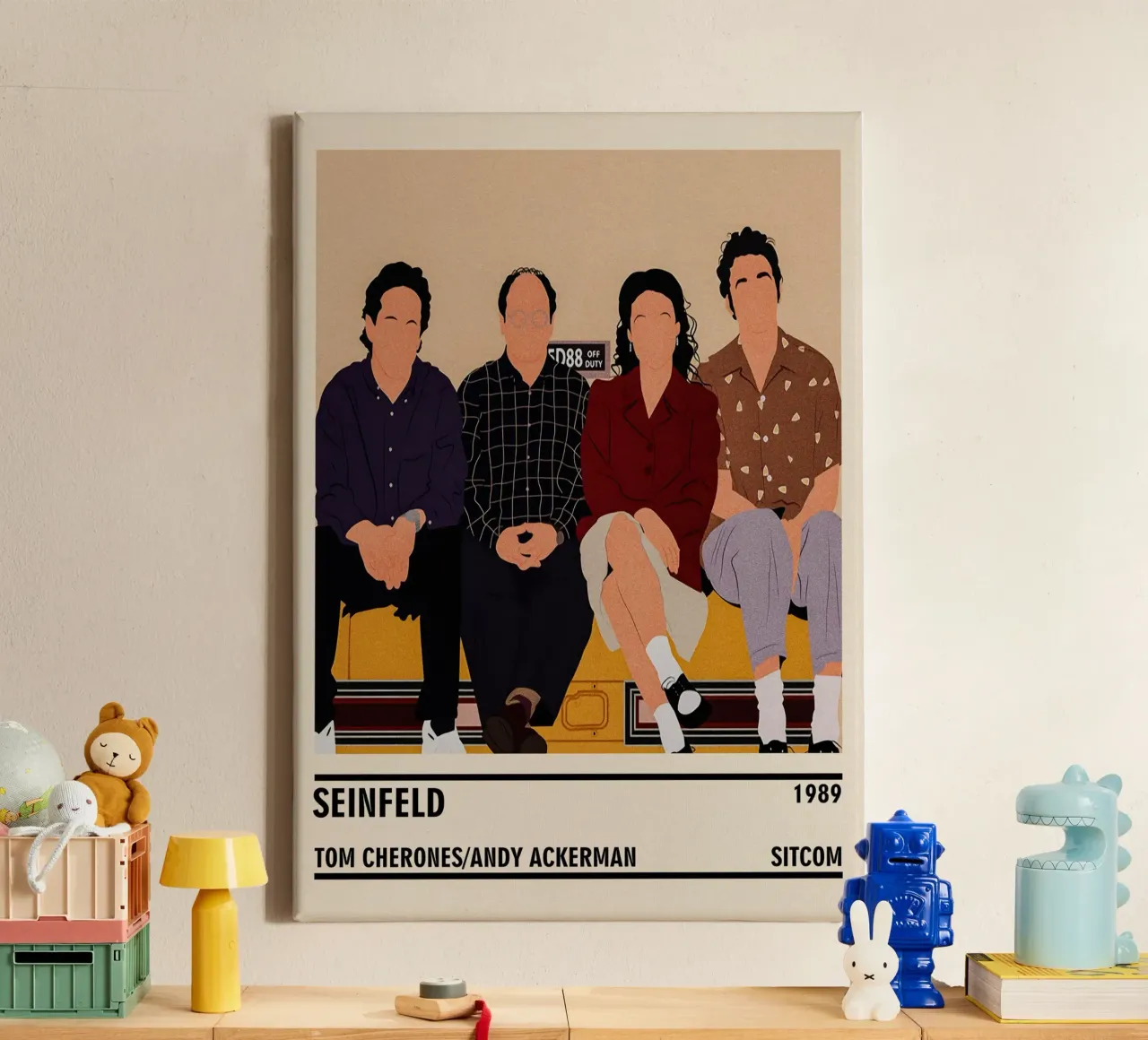 Seinfeld canvas met Baklijst van TheArtstudio