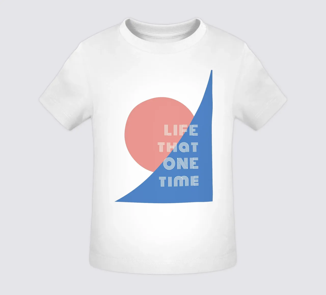 LIFE THAT ONE TIME maglietta neonato da natural neutral