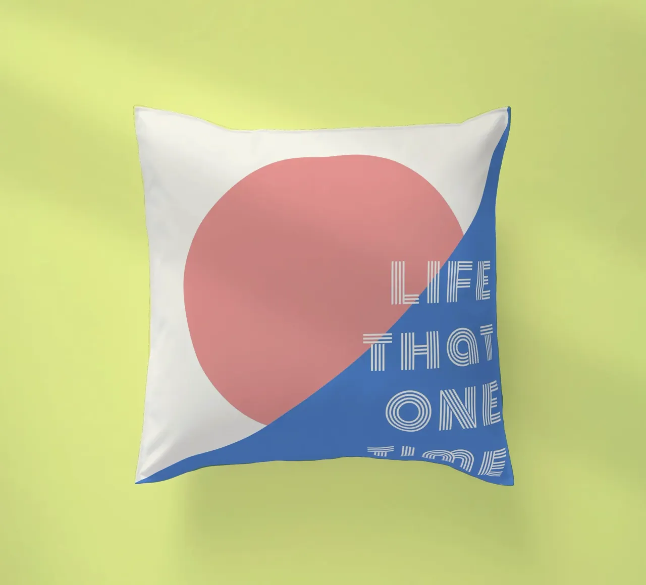 LIFE THAT ONE TIME cuscino da natural neutral