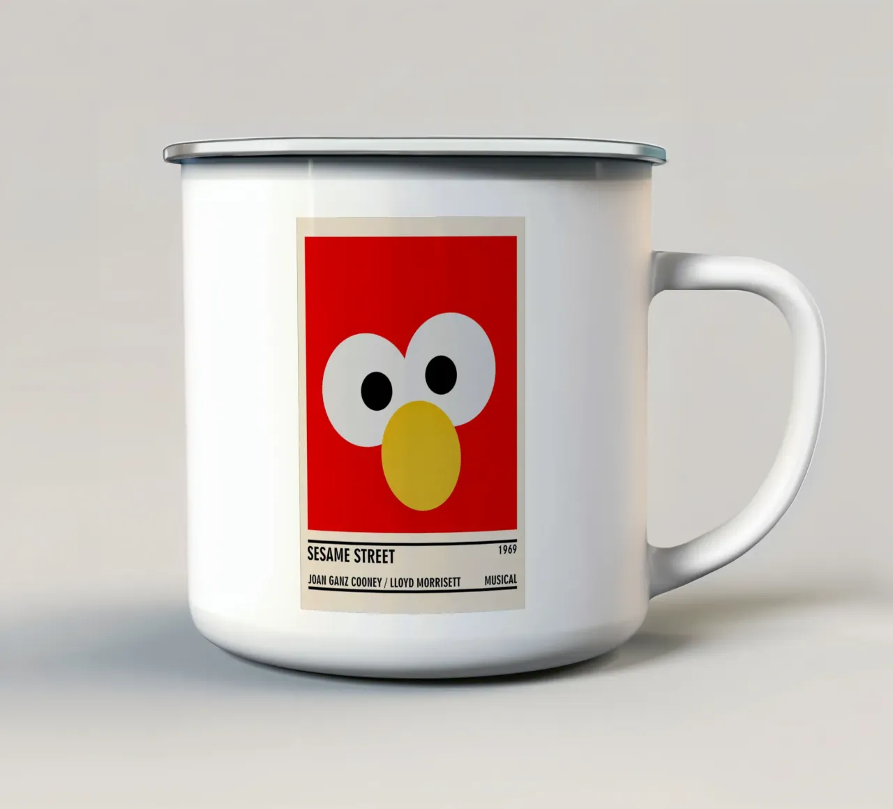 Sesame Street tazza in smalto da TheArtstudio