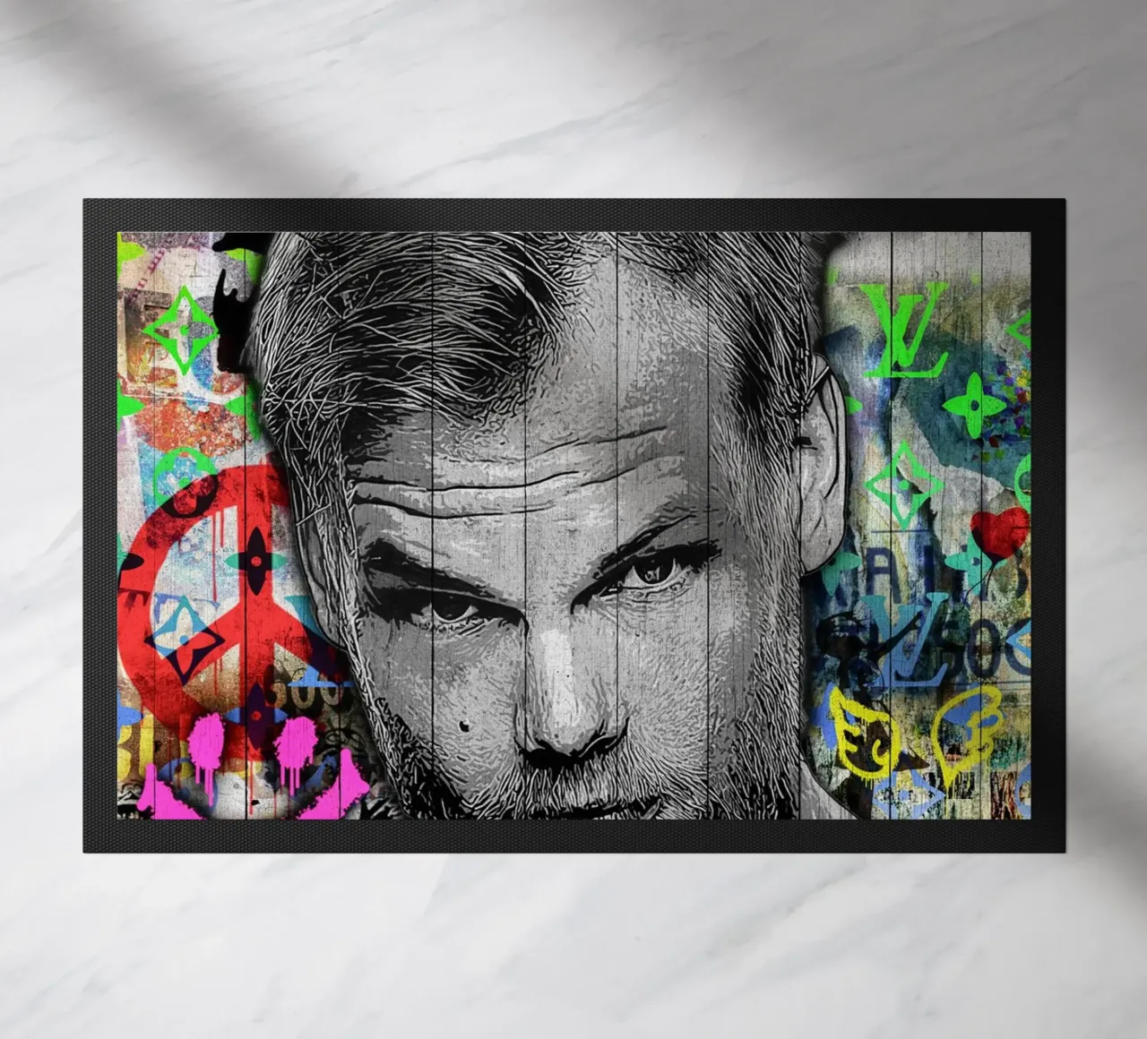 Pop art Avicii zerbino da FreeArtStudio
