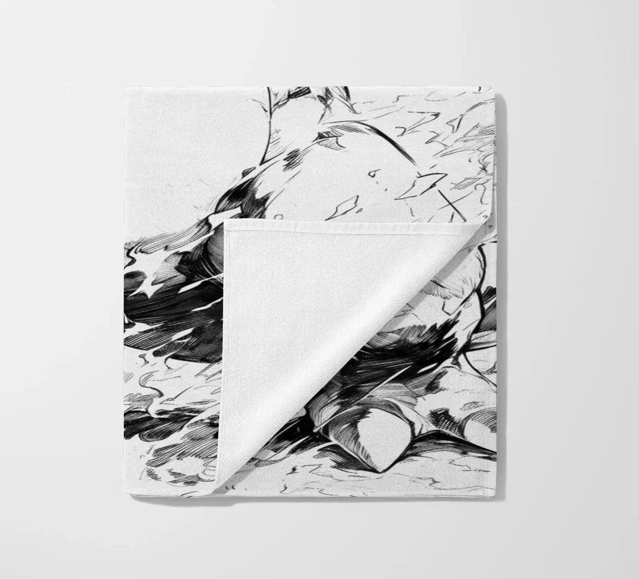 Charizard black and white telo mare da CreativeStudio