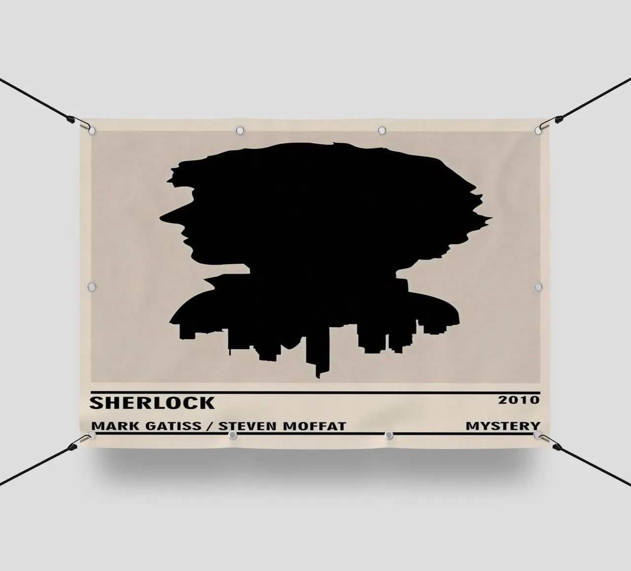 Sherlock telo in pvc da TheArtstudio