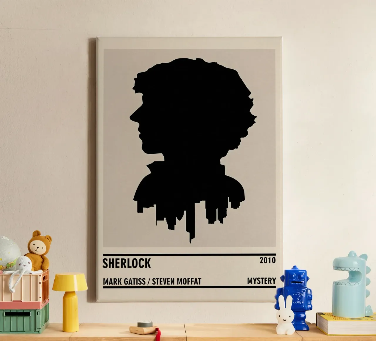 Sherlock tela con Cornice a cassetta da TheArtstudio