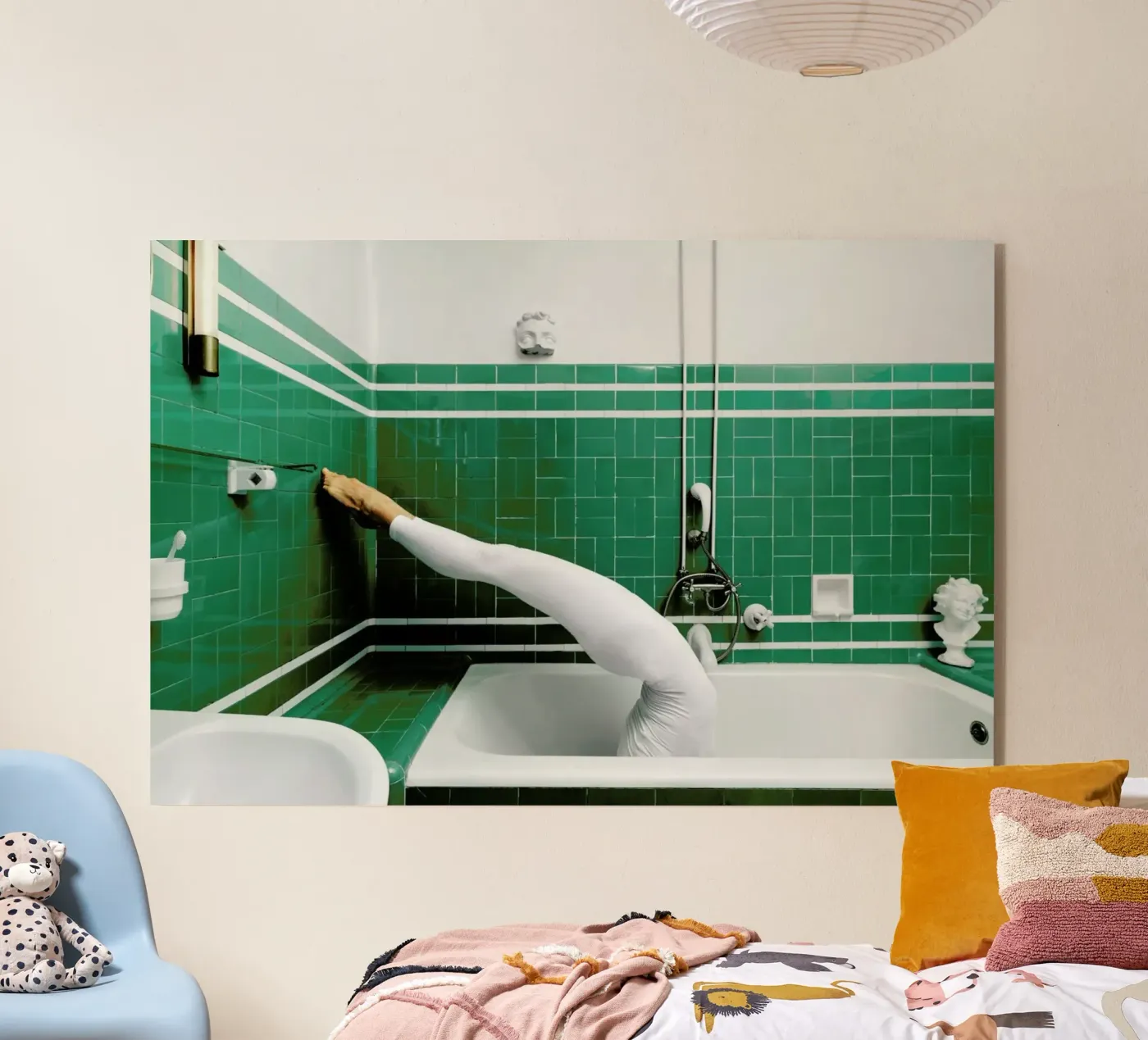 Madrid #8 acryl van The Urban Yoga