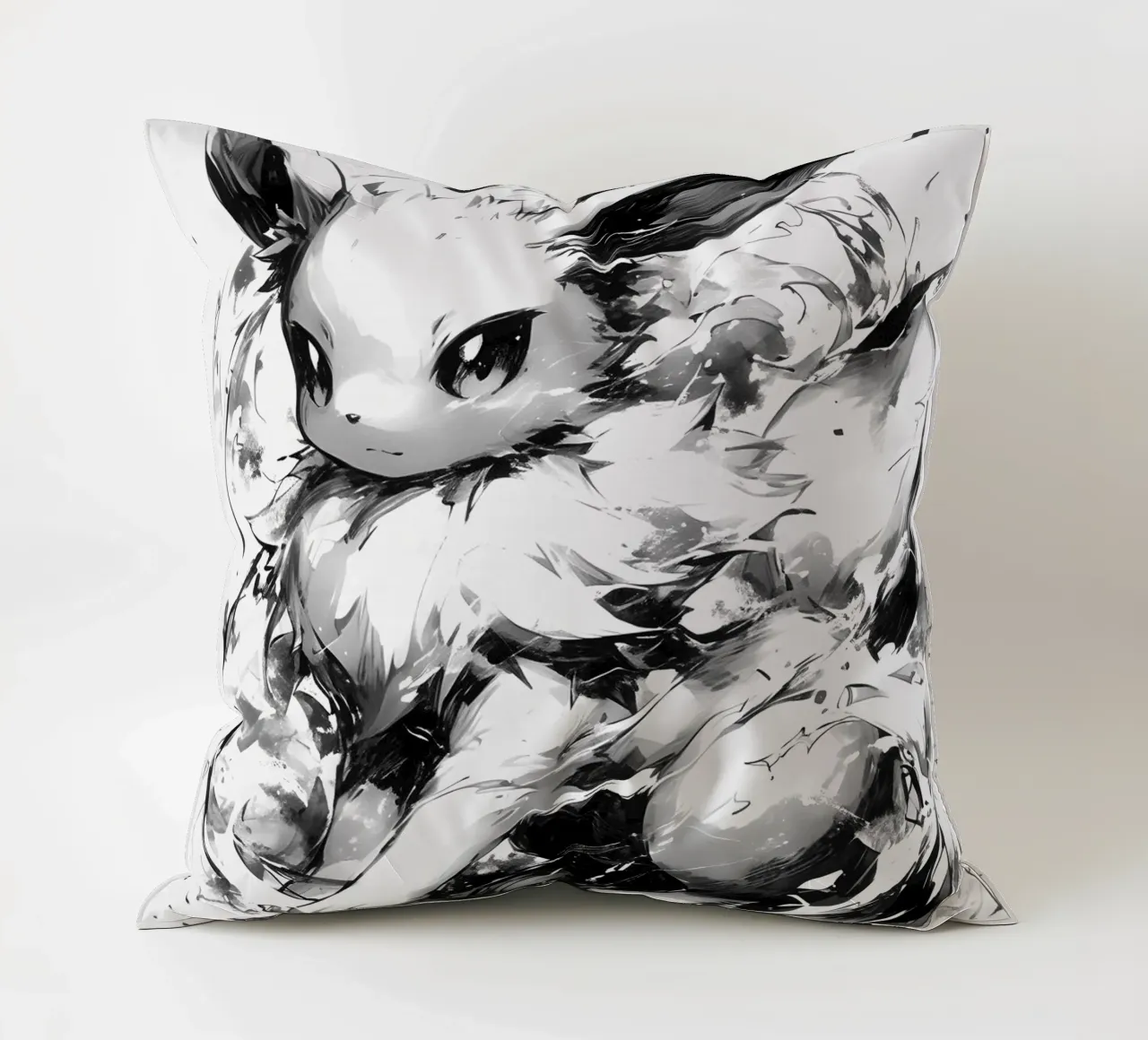 eevee black and white cuscino da CreativeStudio
