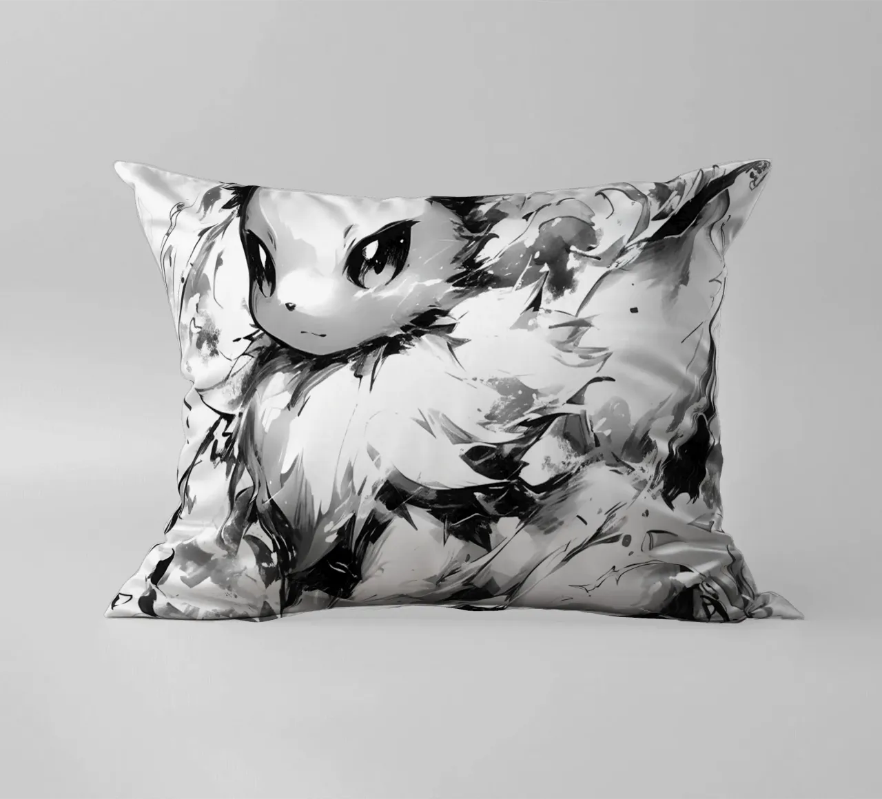 eevee black and white cuscino da CreativeStudio