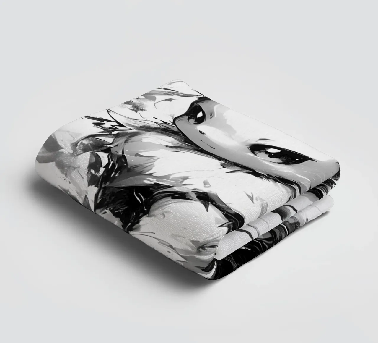 eevee black and white asciugamano da bagno da CreativeStudio