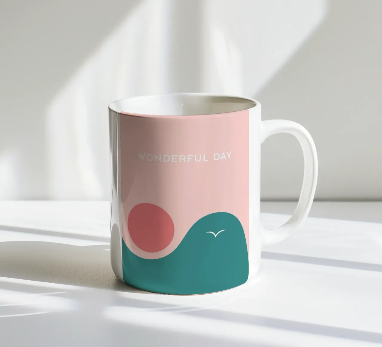 WONDERFUL DAY tazza in ceramica da natural neutral