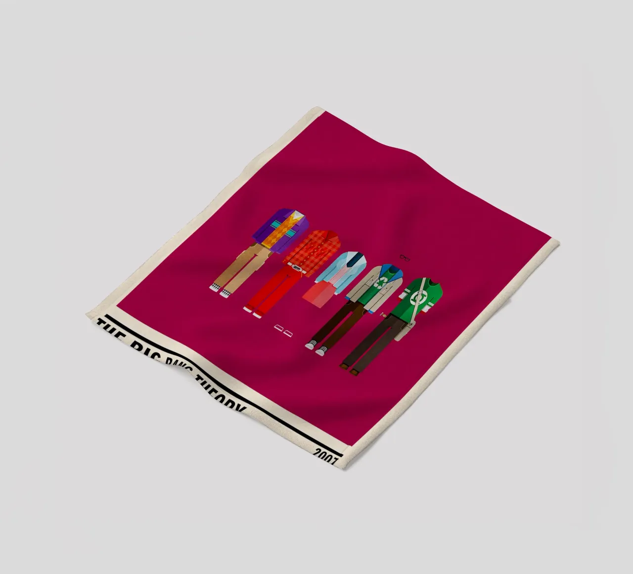 The Big Bang Theory coperta in pile da TheArtstudio