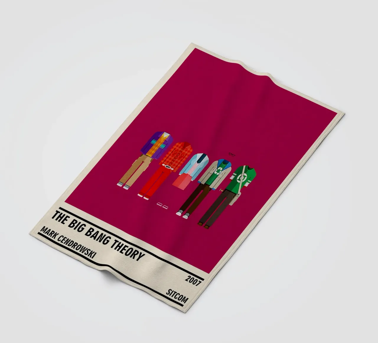 The Big Bang Theory coperta in pile da TheArtstudio