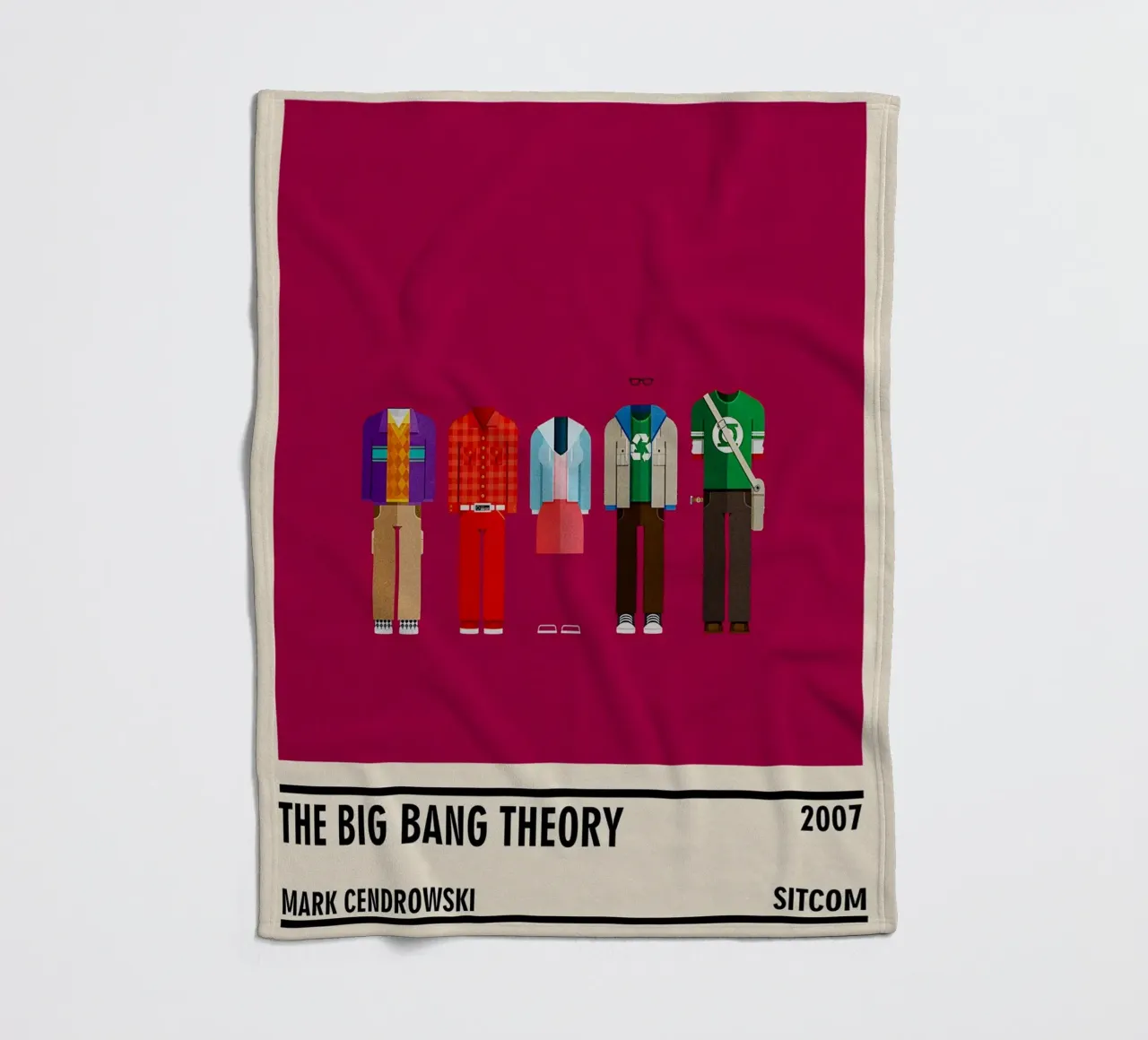 The Big Bang Theory coperta in pile da TheArtstudio
