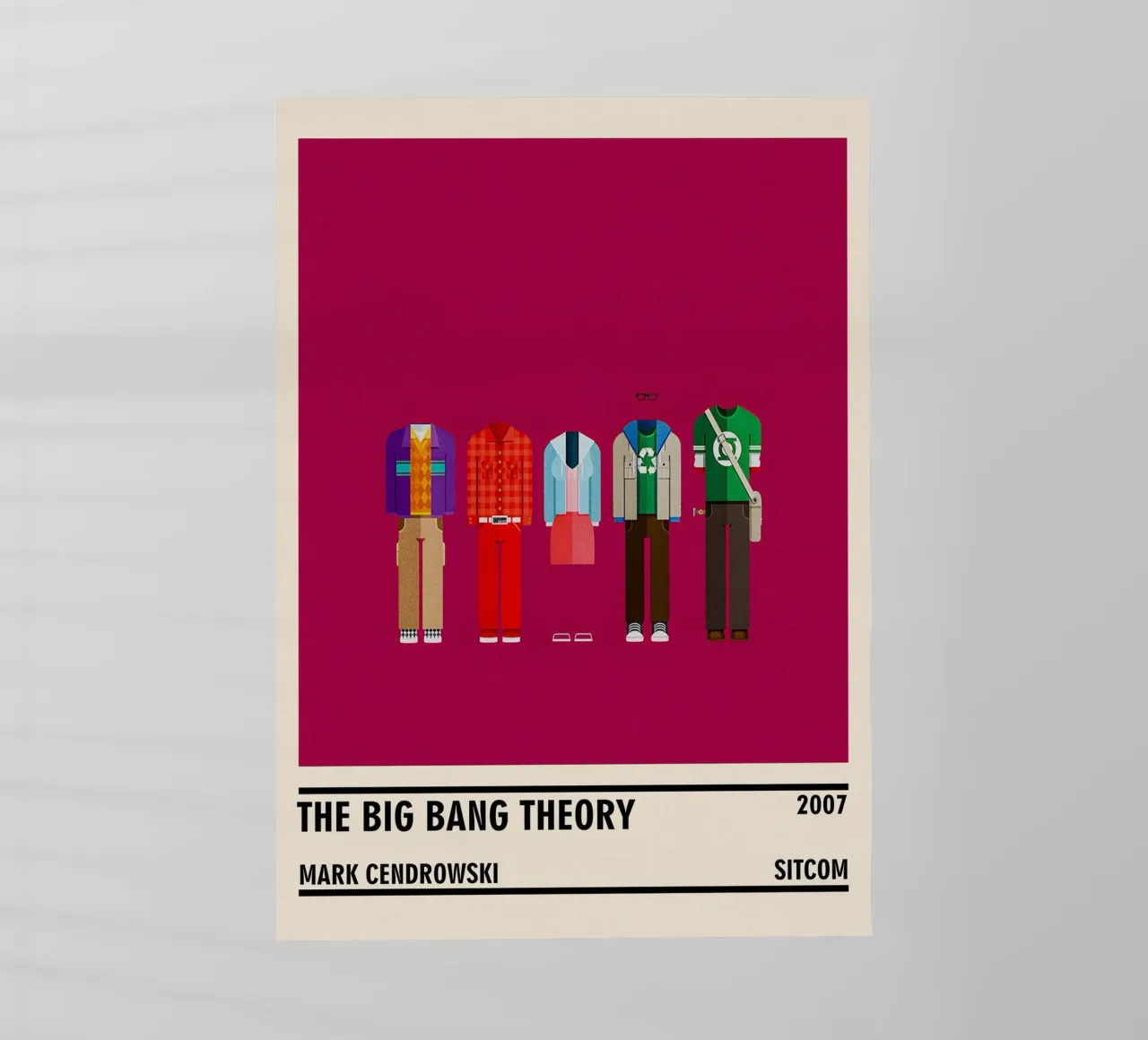 The Big Bang Theory pellicola backlit da TheArtstudio