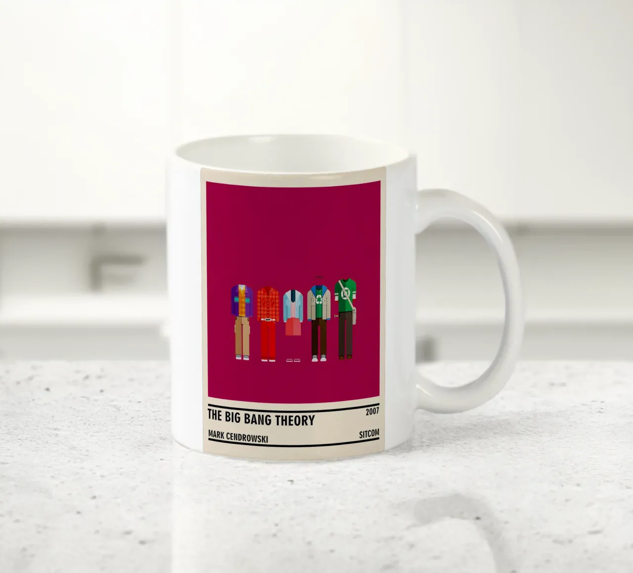The Big Bang Theory tazza in ceramica da TheArtstudio